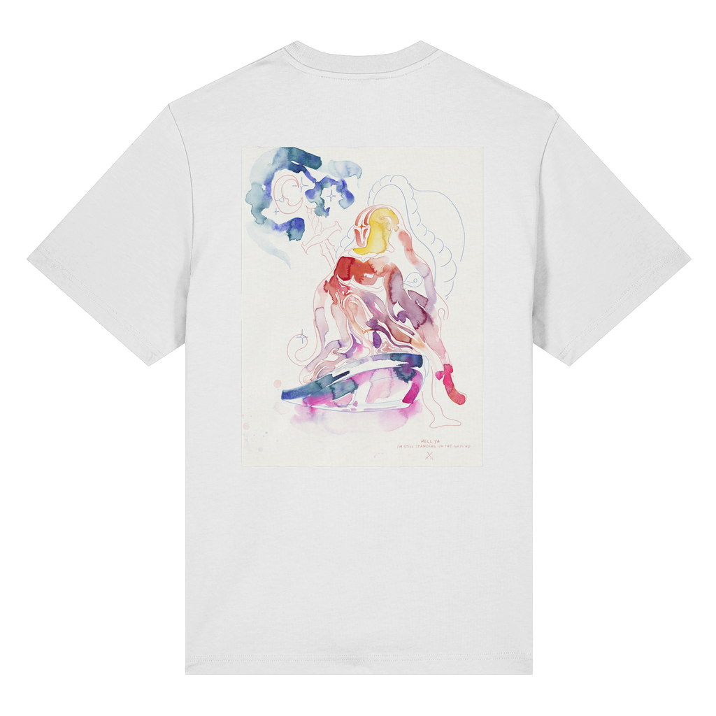 HELL YA - I AM STILL STANDING ON THE GROUND - Organic Heavy T-Shirt