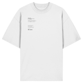 MY FRIEND, THE UNKNOWN ARTIST (TEMPORARY) - Organic Oversize Shirt